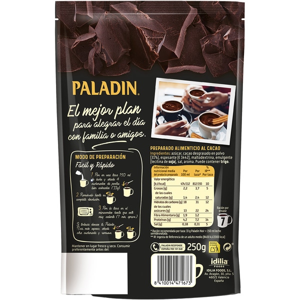 Dunkle Trinkschokolade Tasche 250 g