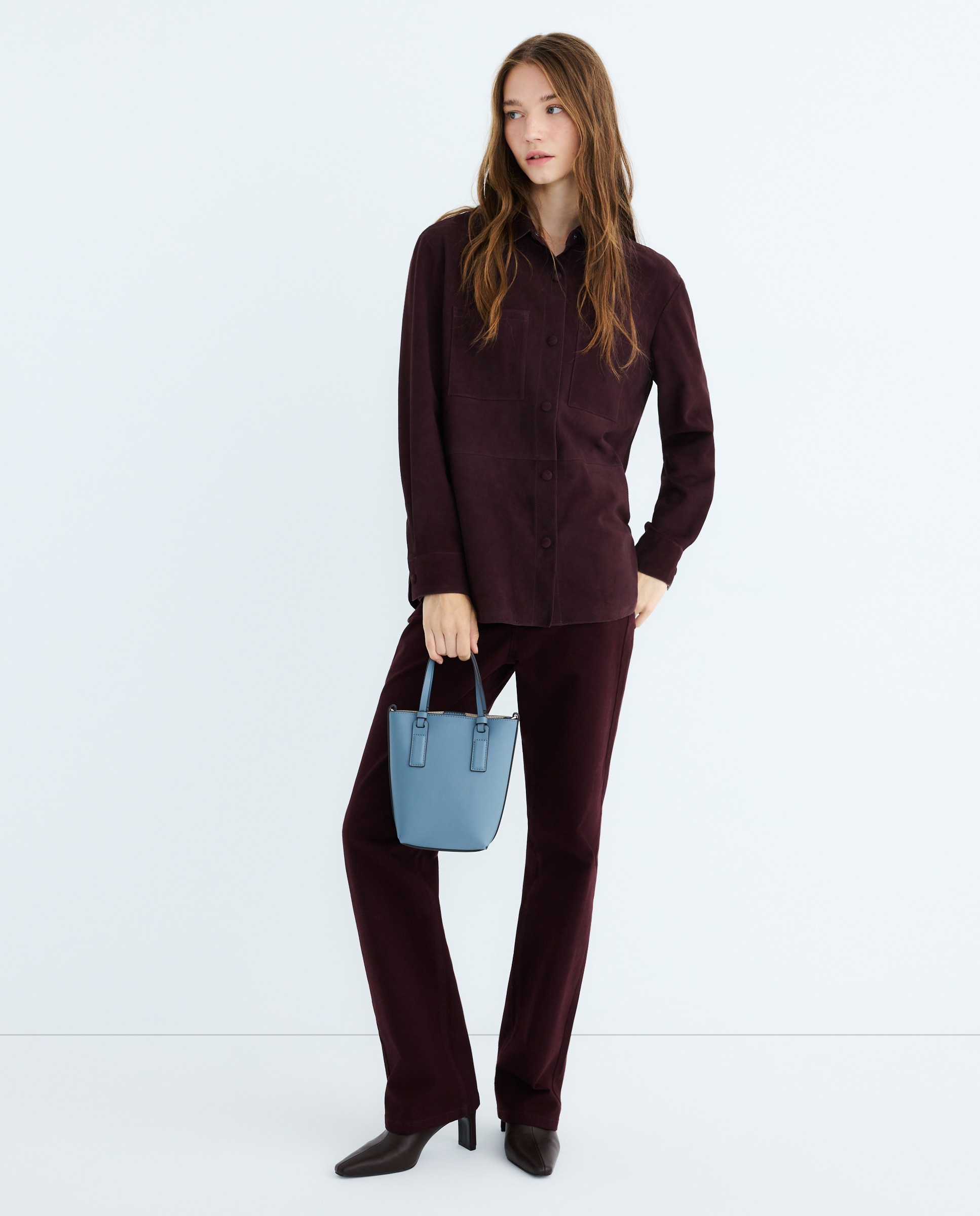 Mala Crossbody com Detalhe nas Alças 400 Azul-4