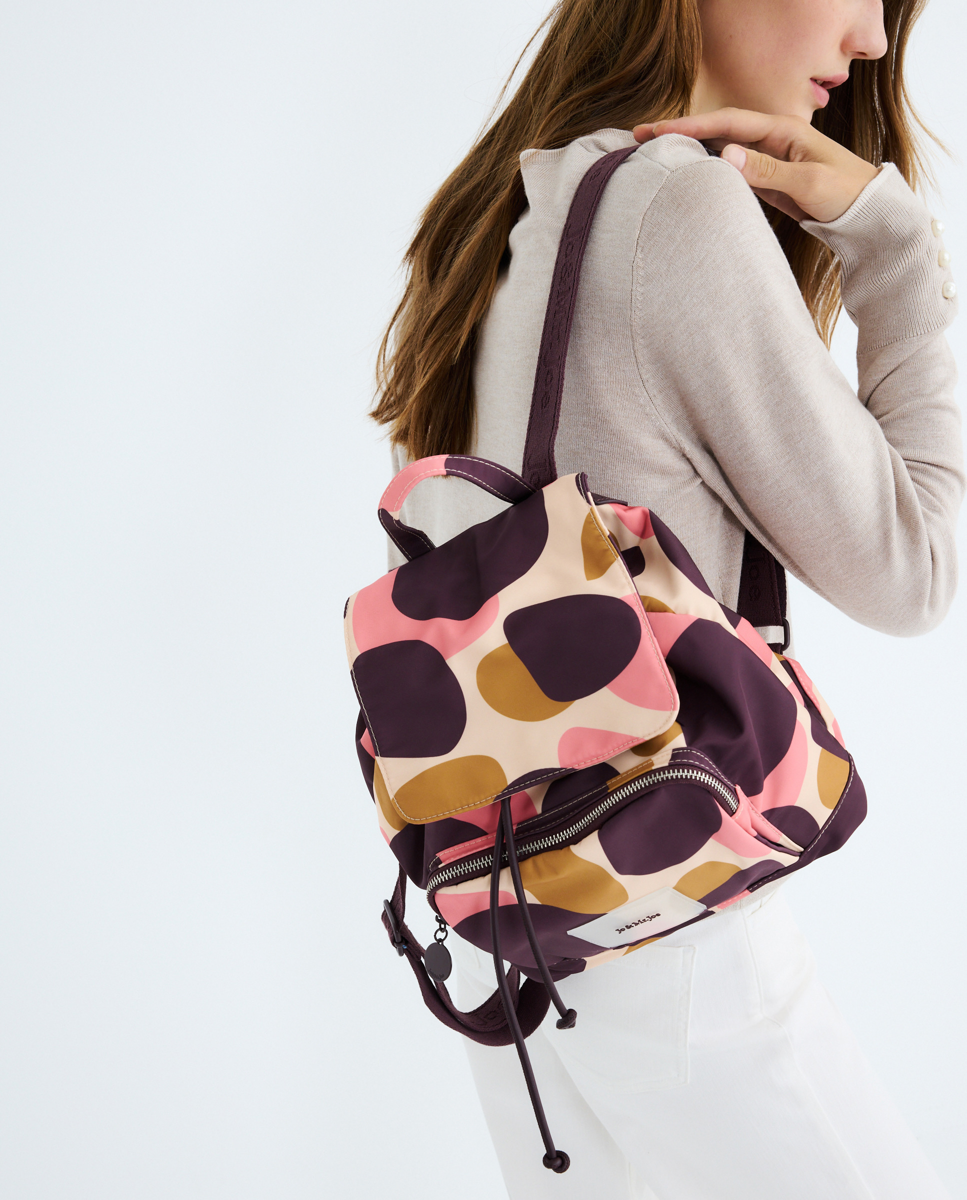 Mochila Estampada Rosa-4