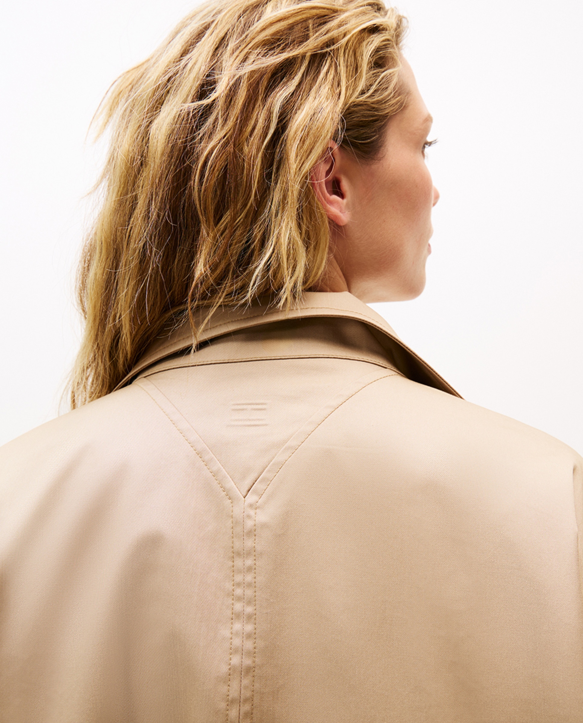 Gabardine Relaxed Bege-4