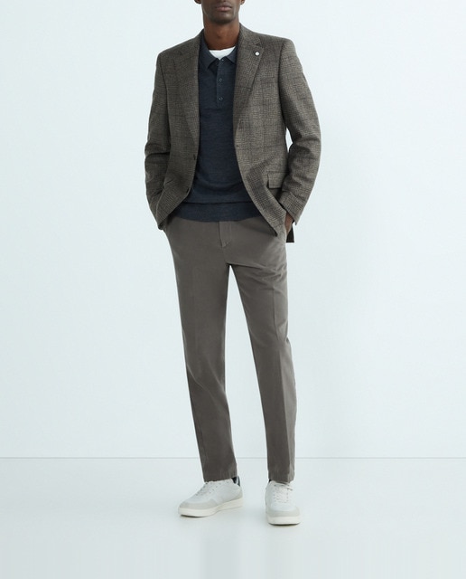 Imagen 0 de Pantalón hombre custom chino cover topo