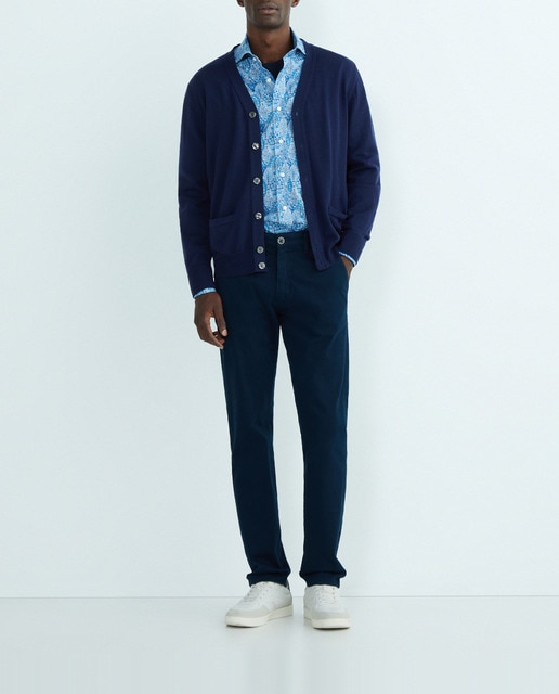 Imagen 0 de Cárdigan de hombre de lana con botones