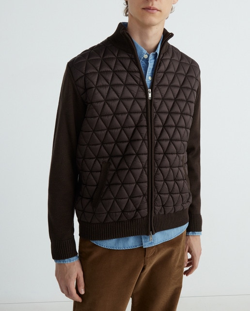 Imagen 0 de Chaqueta cremallera de hombre delantero acolchado