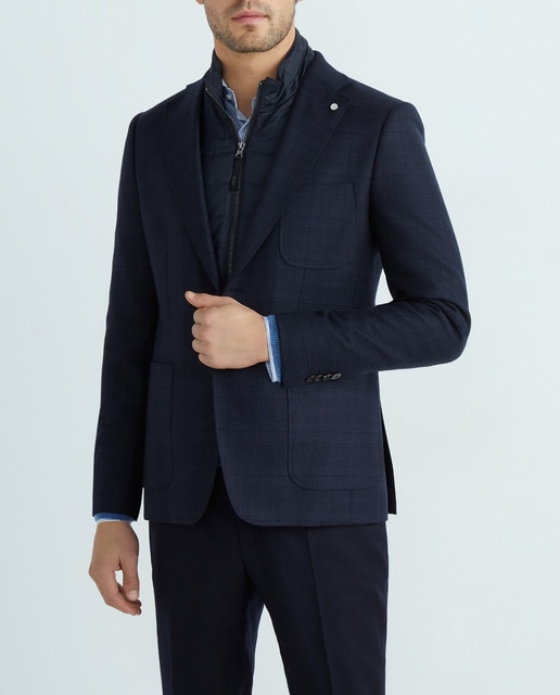 Imagen 0 de Chaqueta hombre pecherín cuadro