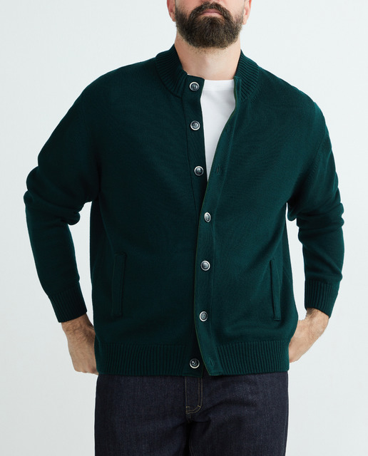 Imagen 0 de Chaqueta de hombre de lana con botones tallas grandes