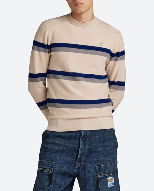 Imagen 0 de Jersey Stripe de hombre de corte recto