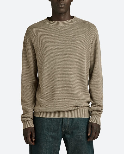 Imagen 0 de Jersey Moss Knitted de hombre de corte recto