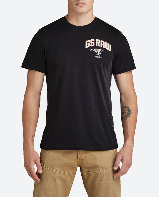 Imagen 0 de Camiseta Skeleton Dog Chest Graphic de hombre