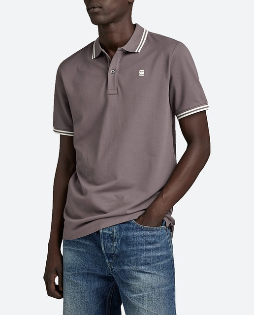 Imagen 0 de Polo Dunda de hombre con algodón orgánico slim  manga corta