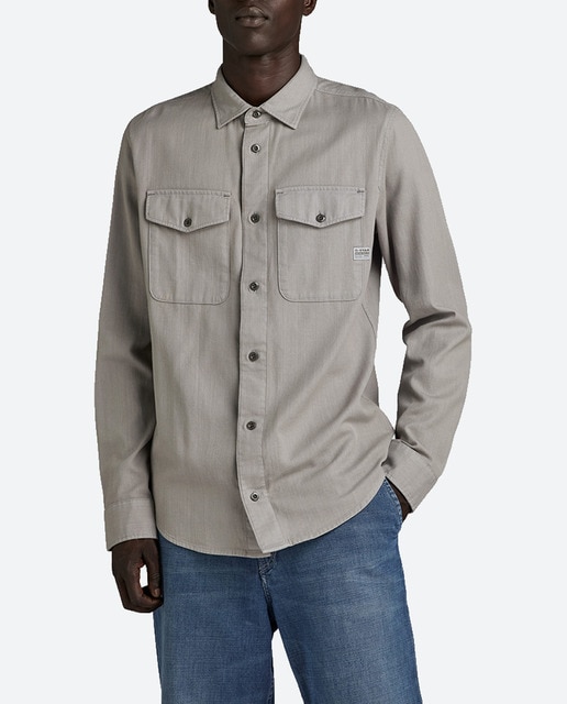 Imagen 0 de Camisa Marine de hombre de corte ajustado