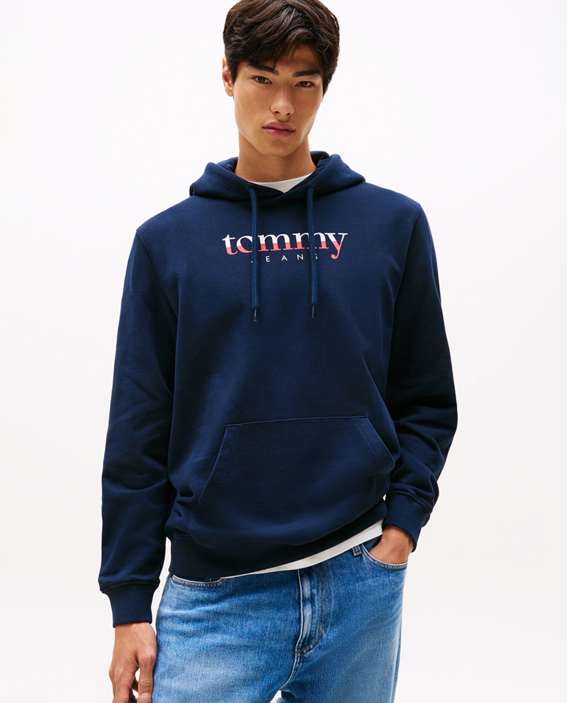 Sweatshirt Regular Fit com Capuz Azul-marinho-1