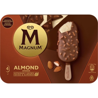 Amêndoas Pack 4 unidades embalagem 400 ml - Magnum