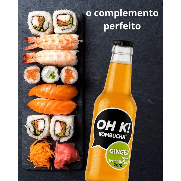 Kombucha Gengibre embalagem 330 ml