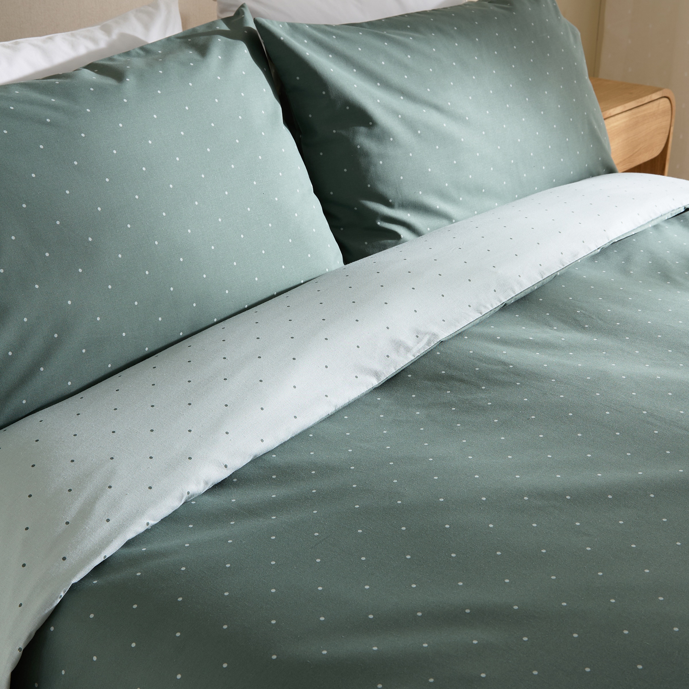 Juego de funda nórdica Pois Verde-4