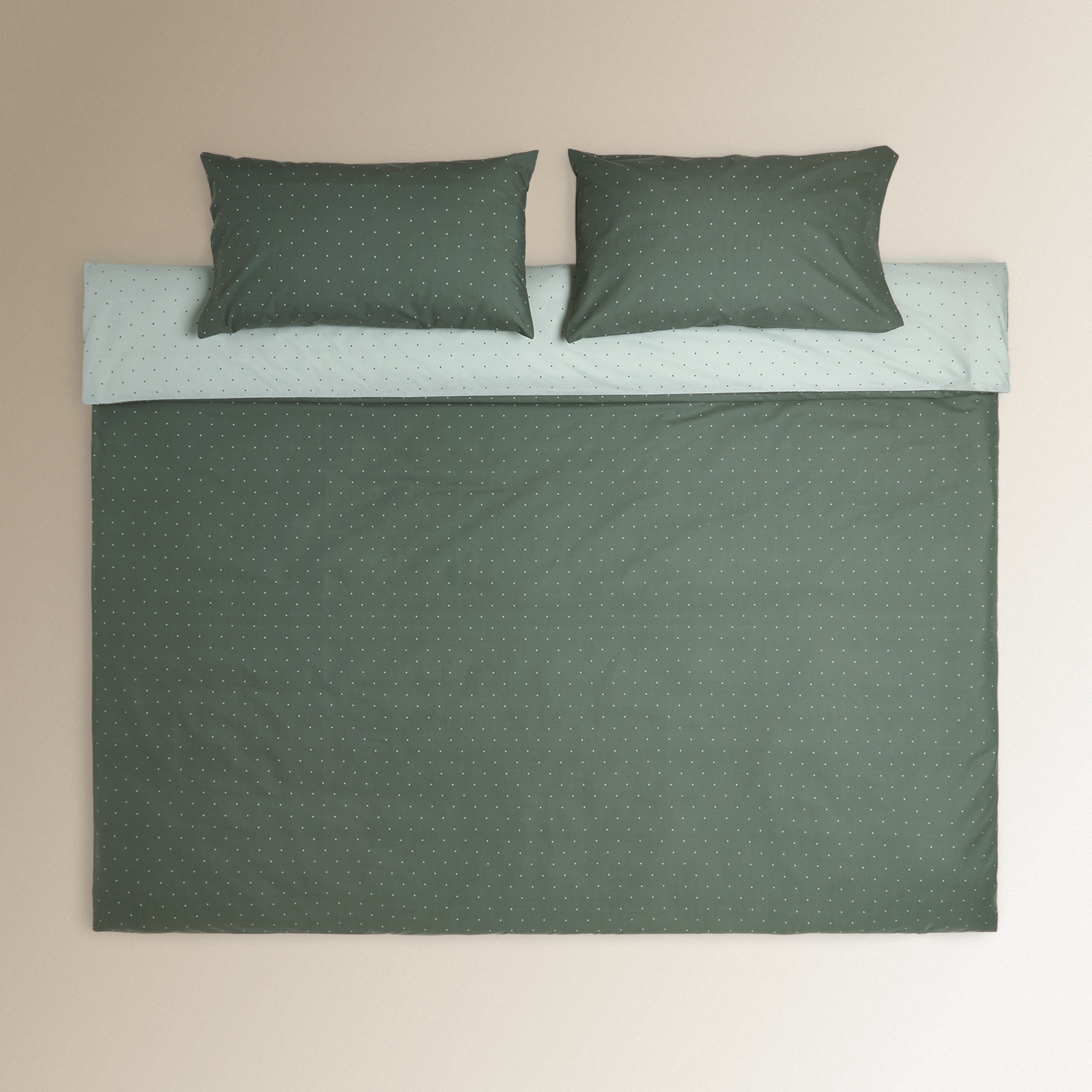 Juego de funda nórdica Pois Verde-2