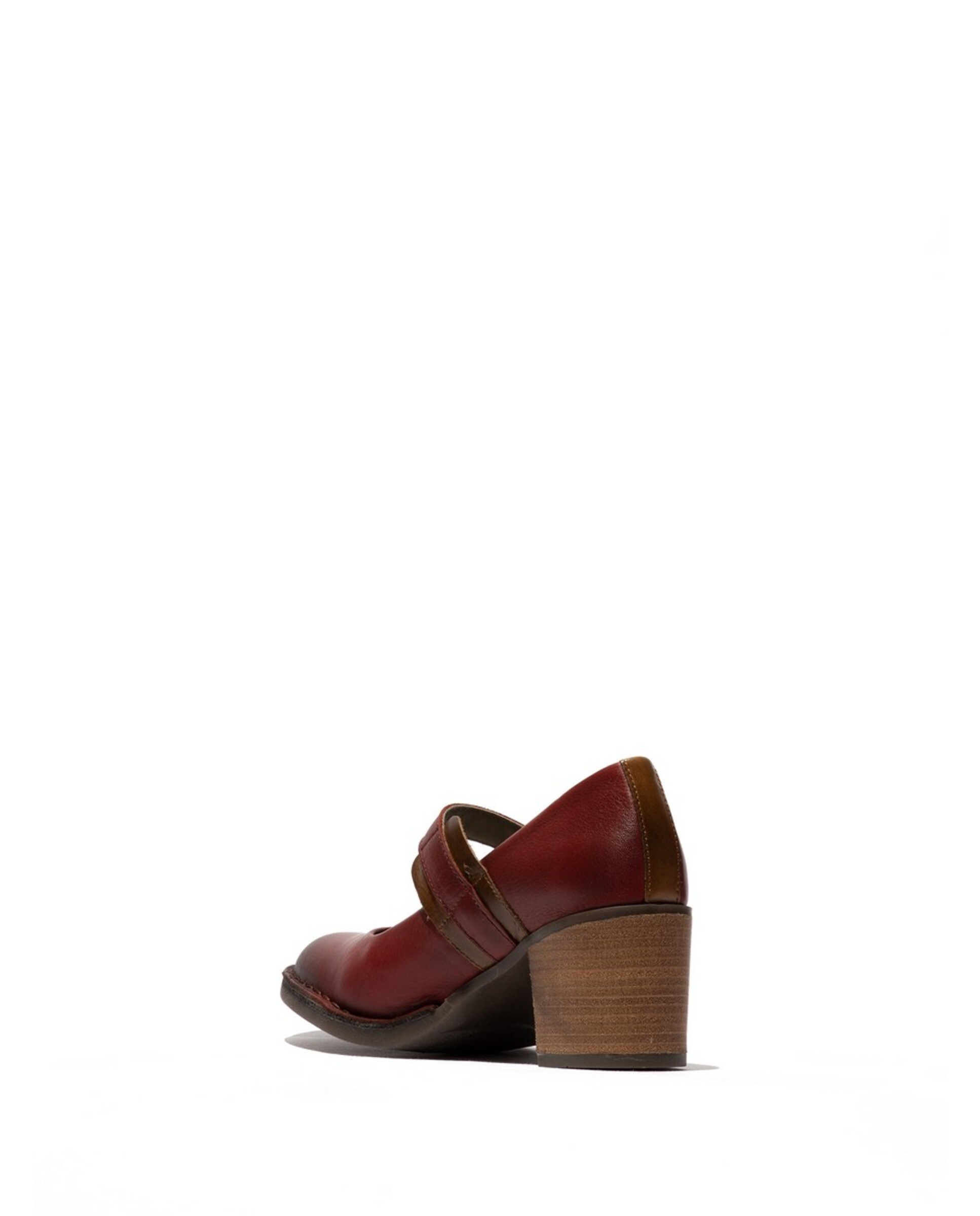Sapato com Fivela Billie Line Vermelho-3
