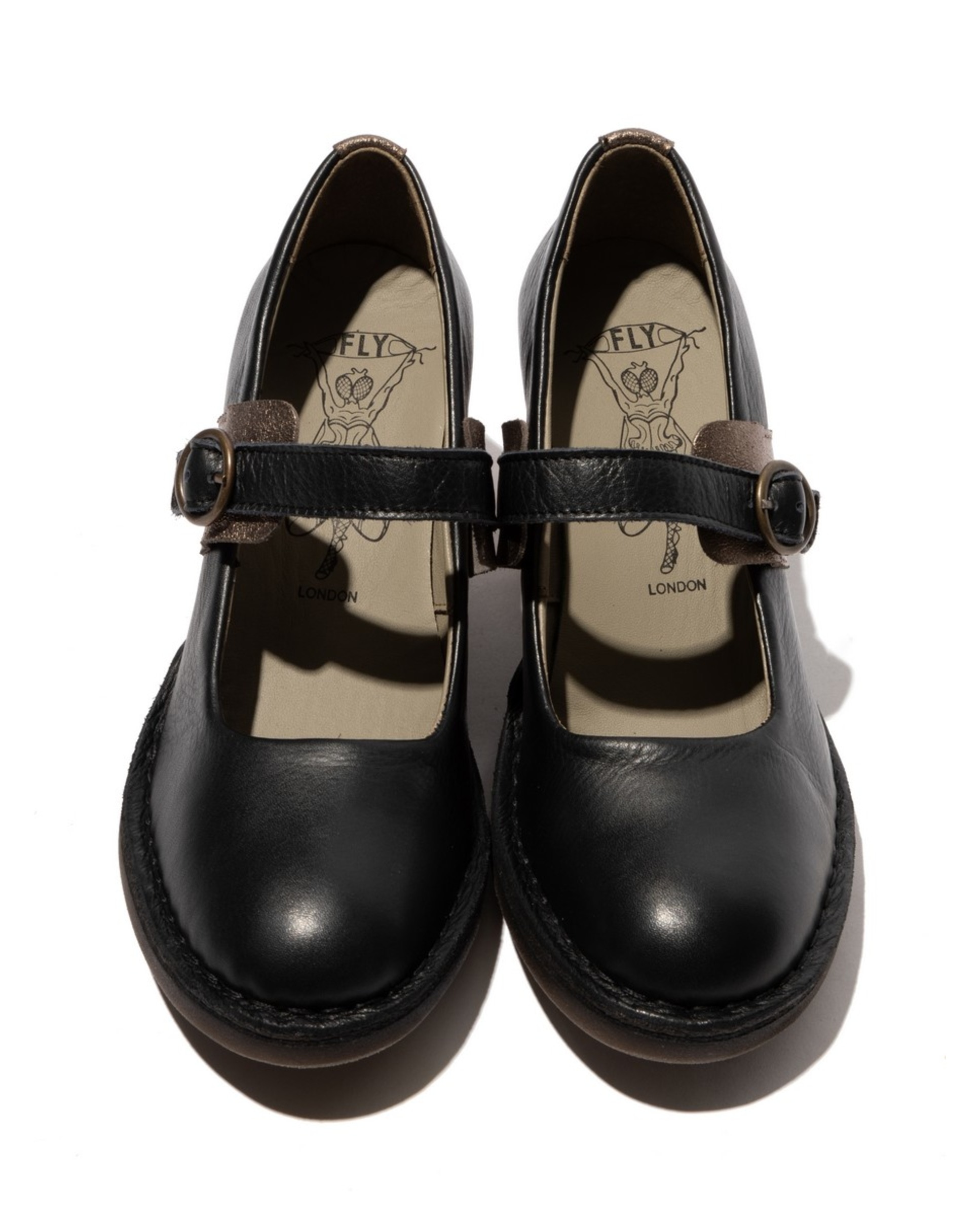 Sapato com Fivela Billie Line Preto-4