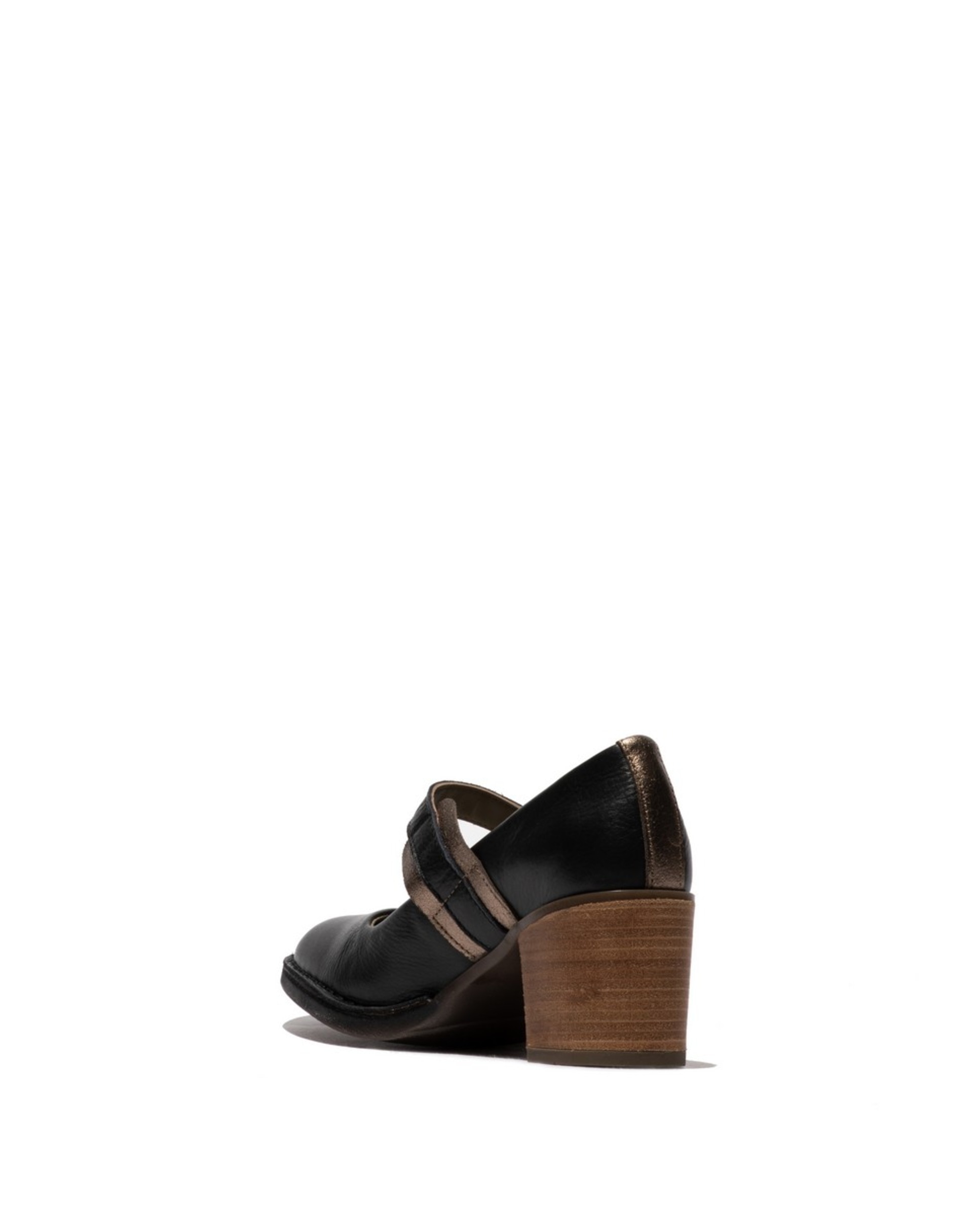 Sapato com Fivela Billie Line Preto-3