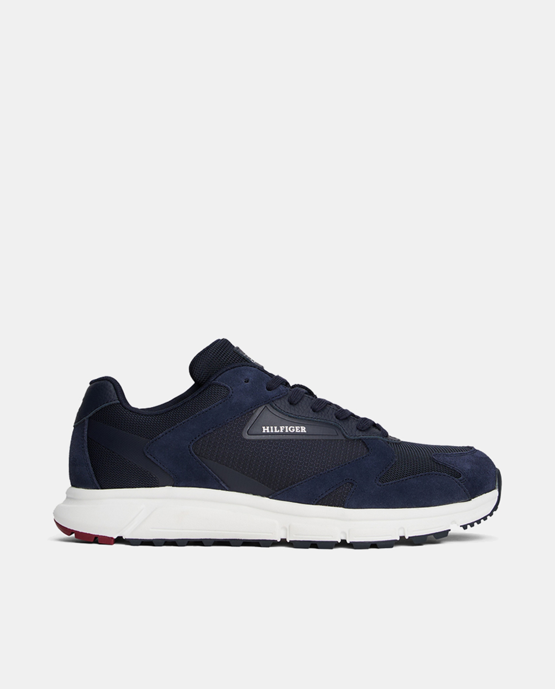 Sapatilhas Running Mix com Logótipo Azul-marinho-1