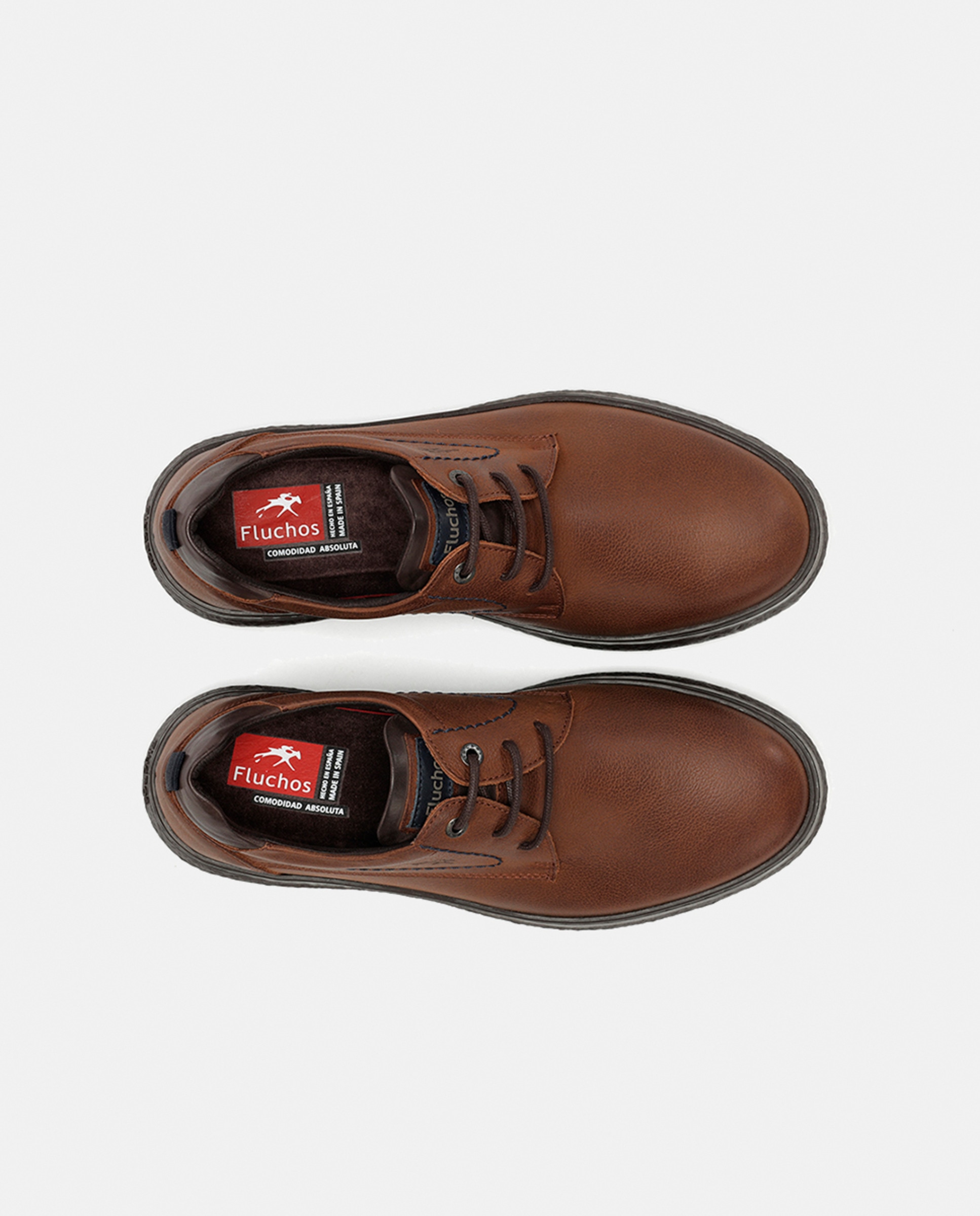 Bluchers em Pele com Pala Lisa Couro-5