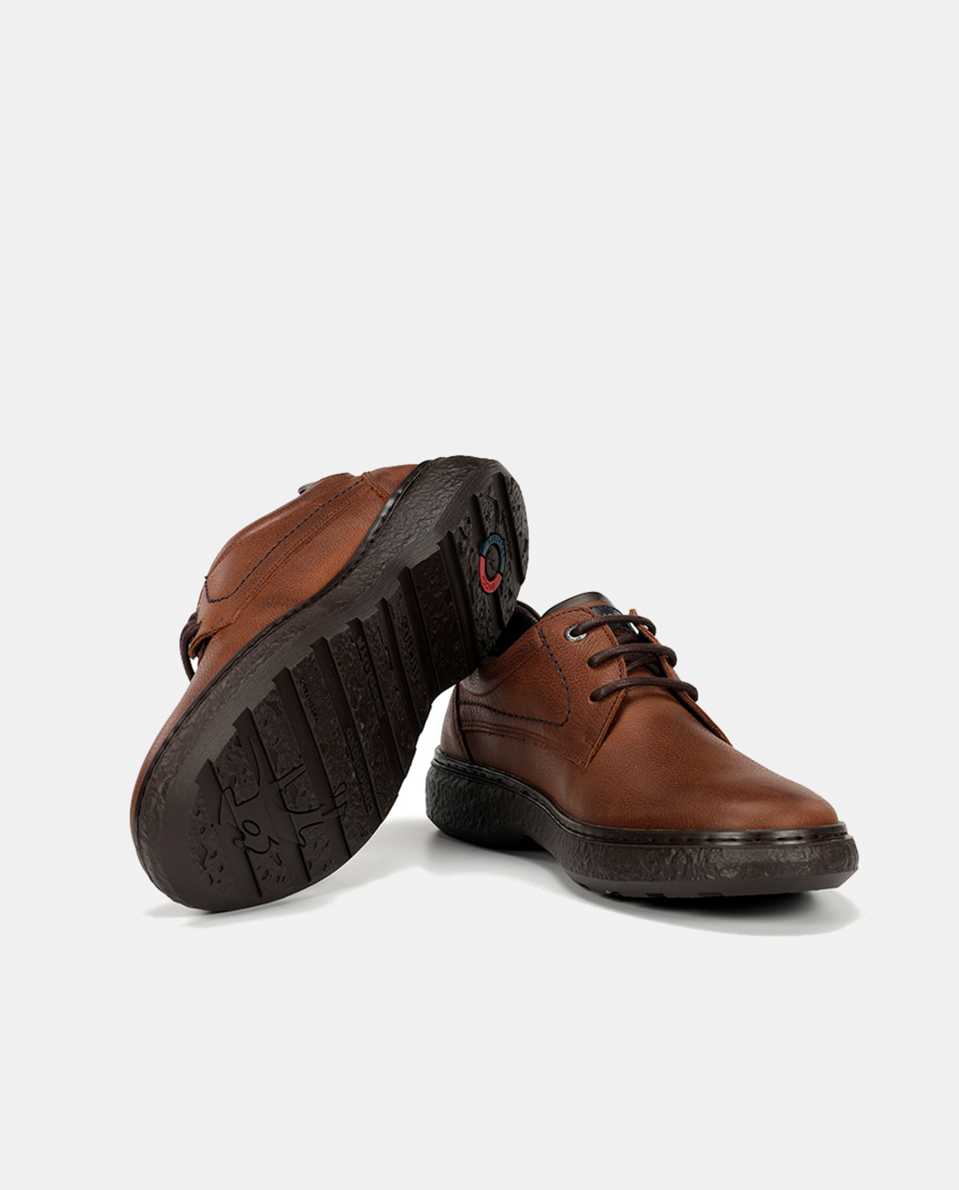 Bluchers em Pele com Pala Lisa Couro-4