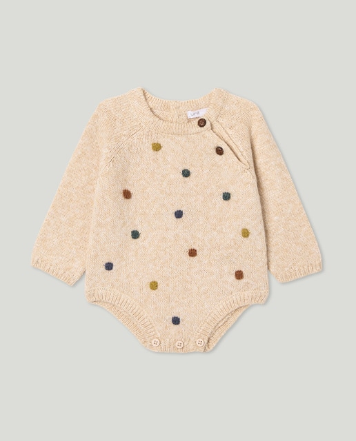 Imagen 0 de Ranita recién nacido tricot dots