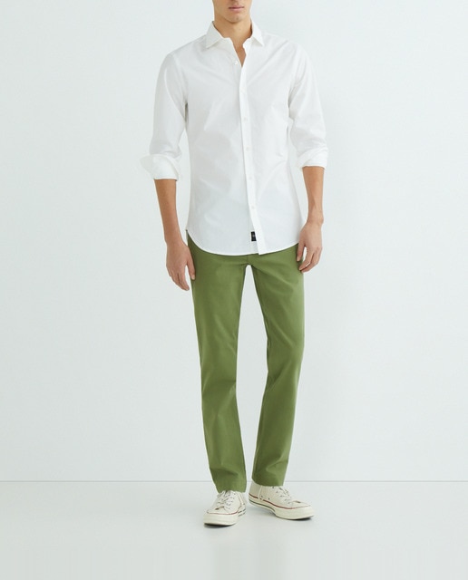 Imagen 0 de Pantalón de hombre estilo chino casual, California Khaki, Slim Fit