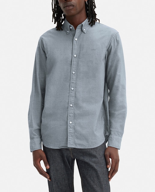 Imagen 0 de Camisa vaquera de algodón de hombre de manga larga fit relajado