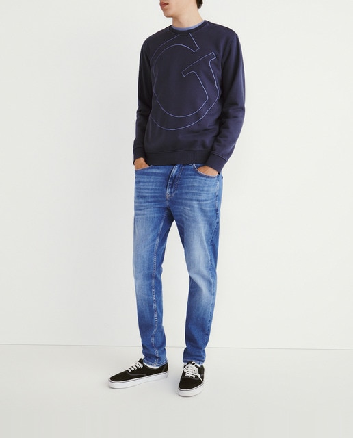 Imagen 0 de Sudadera de hombre con logotipo frontal.