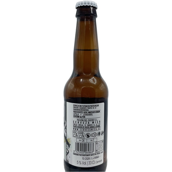 Traditionell gebrautes helles Pils aus Kastilien und León Flasche 33 cl