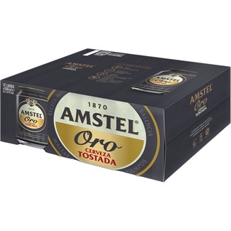 cerveza tostada pack 12 latas 33 cl - Amstel Oro