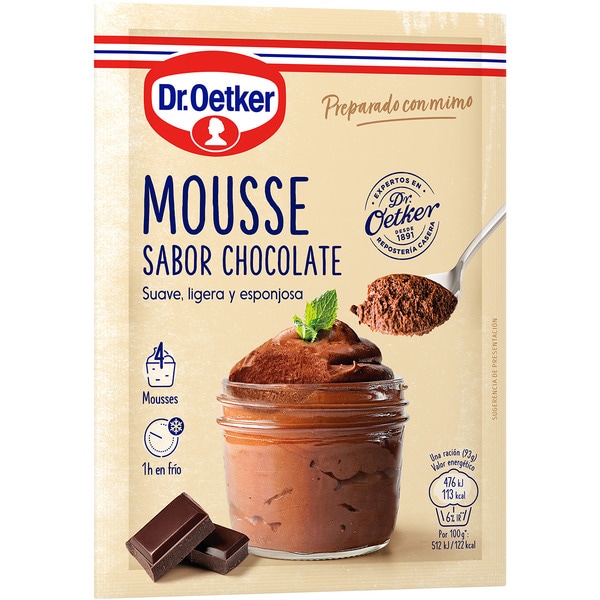 Fertigmischung für Schokoladenmousse 4 Portionen Karton 73 g