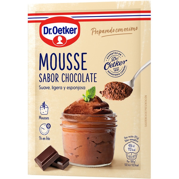 Fertigmischung für Schokoladenmousse 4 Portionen Karton 73 g