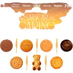 Digestive thin biscuits with milk chocolate case 170 g