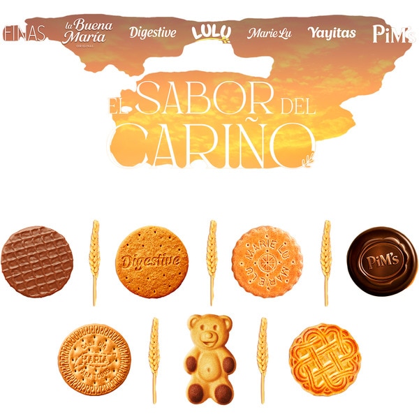 Digestive thin biscuits with milk chocolate case 170 g