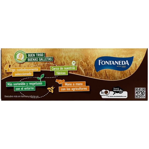 Digestive thin biscuits with dark chocolate case 170 g