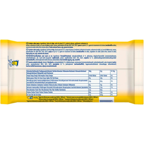 Gesalzene Cracker Käsegeschmack Paket 100 g