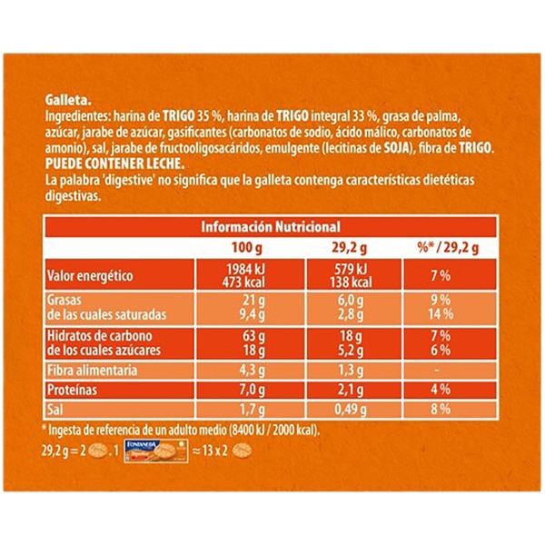 Oat digestive biscuits case 550 g