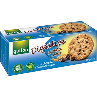 galletas con avena y chips de chocolate paquete 425 g - Gullon Digestive