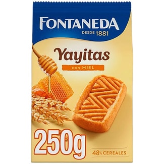 galletas hechas con miel paquete 250 g - Fontaneda Yayitas