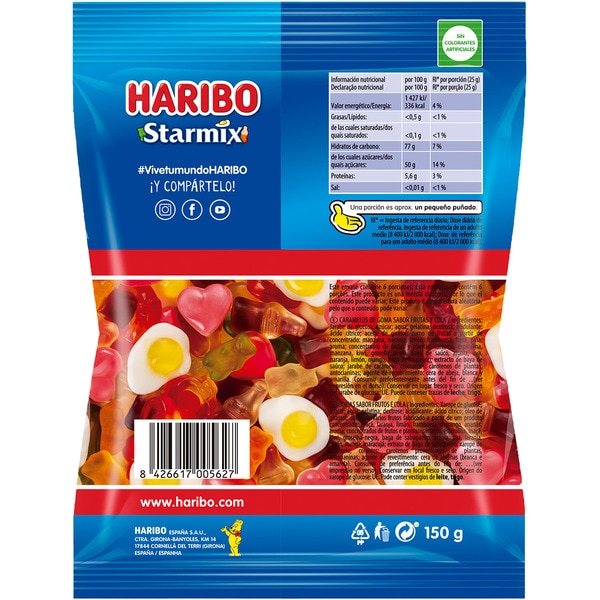 Starmix assorted jelly sweets bag 150 g