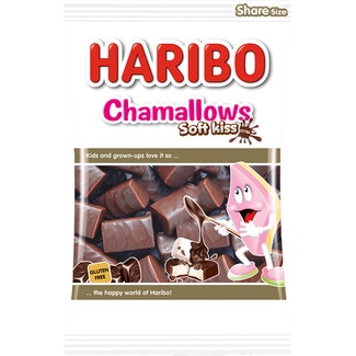 Chamallows Soft-Kiss nubes de chocolate sin gluten bolsa 175 g - Haribo