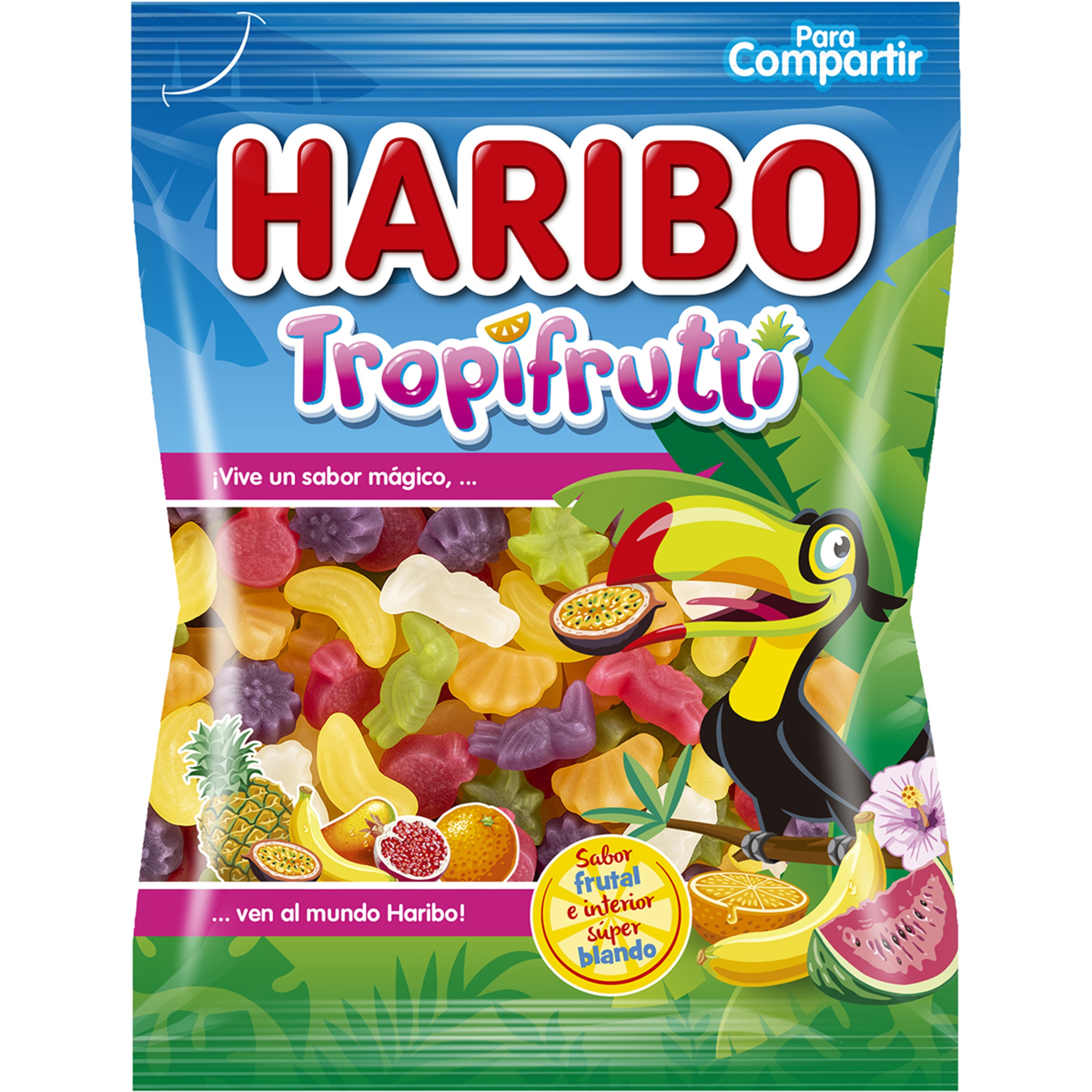 Tropifrutti caramelos de goma surtidos sabor frutal bolsa 150 g