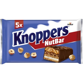 galletas de barquillo con crema de avellanas 5 barritas estuche 200 g - Knoppers