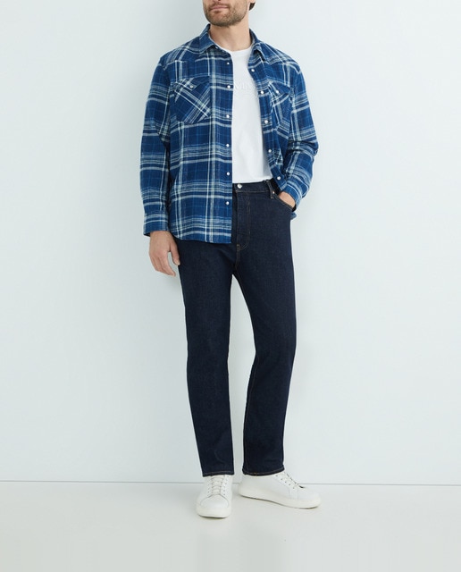 Imagen 0 de Camisa de hombre de manga larga, tallas grandes