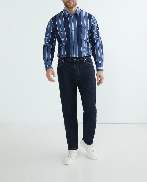 Imagen 0 de Camisa de hombre de manga larga, tallas grandes