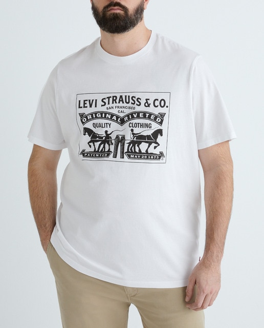 Imagen 0 de Camiseta de hombre de manga corta, tallas grandes