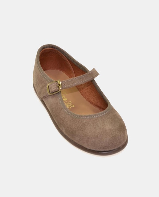 Imagem 0 de Sapatos de Presilha com Fecho de Fivela e em Pele
