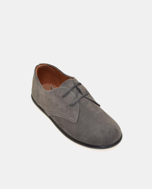 Imagem 0 de Sapatos de Atacadores com Sola de Borracha e em Pele