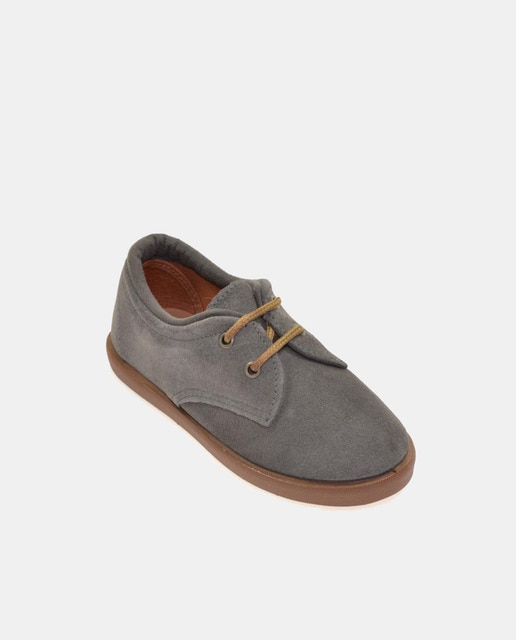 Imagem 0 de Sapatos de Atacadores com Sola de Borracha e em Pele